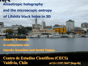 Anisotropic Holography and the Microscopic Entropy of Lifshitz