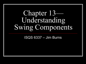 Week 13—11/29/11) Understanding components