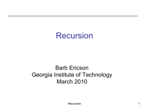 16-Recursion - Co Web Cc Gatech