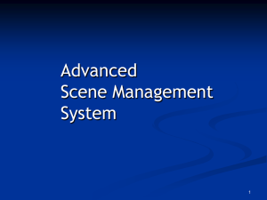Lecture10 – Scene Management