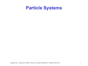 Particle systems