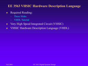 EE 3563 VHDL Example: 2-to