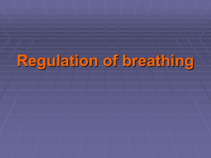 Regulation of breathing