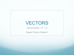 PowerPoint Presentation - VECTORS - U