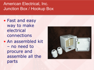 Junction Box Training Module - All Categories On American