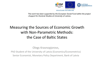Measuring the Sources of Economic Growth with Non