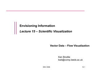 Lecture 15 - Scientific Visualization
