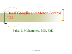 Basal Ganglia and motor control-L21