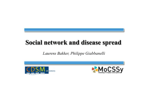 Social networks and disease spread - Philippe J. Giabbanelli