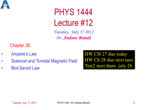 phys1444-lec12 - UTA HEP WWW Home Page