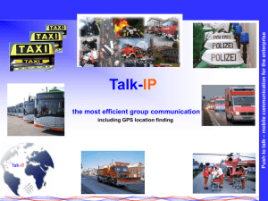 Corporate Presentation - Mobile Tornado - Talk