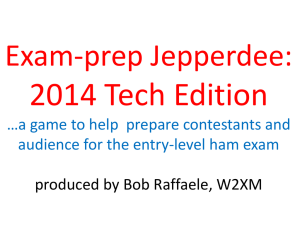Exam Prep Jepperdee Technician- 2014