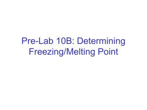 lab 10 B- freezing-melting point