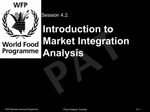 Introduction to Market Integration