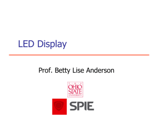 LED Display presentation