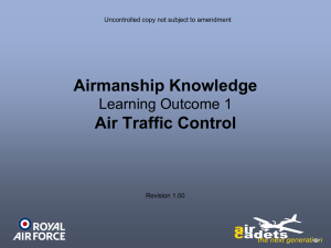 Airmanship Knowlege - LO1 Air Traffic Control