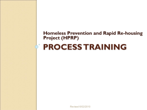 HPRP Case Management Training