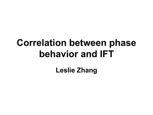 Correlation between phase behavior and IFT