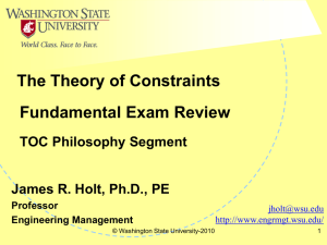 TOC-Philosophy - Washington State University