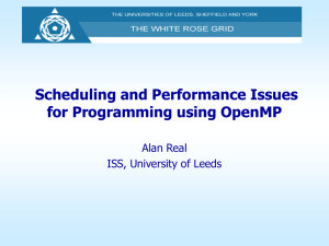 OpenMP-advanced - The University of Sheffield High