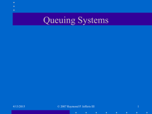 Queuing Systems