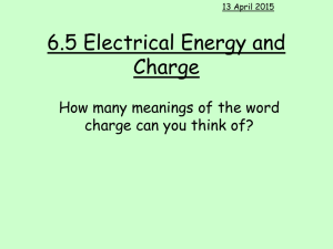 6.4 Electrical Power and Potential Difference.