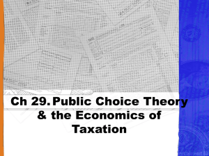 29 Public Choice _ Taxation