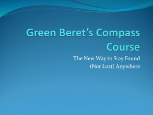 Green Beret`s Compass Course Powerpoint