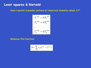 Rietveld params