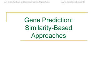 Similarity-Based Gene Prediction