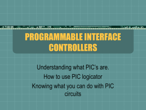 PROGRAMMABLE INTERFACE CONTROLLERS