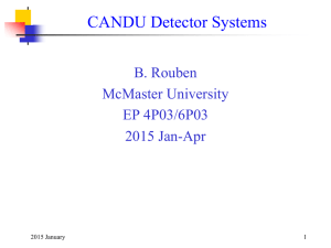 CANDU Detector Systems