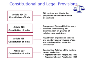Electoral_Roll Layout and Types of Revision
