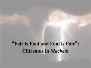 Chiasmus in Macbeth PP