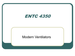 Ventilator Modes of Operation