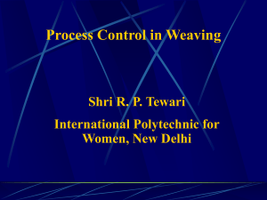 Process Control in Weaving (PowerPoint)