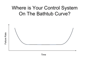 The Bathtub Curve - Permenter Controls Services