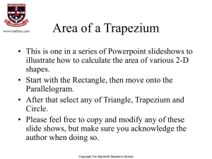Area Trapezium