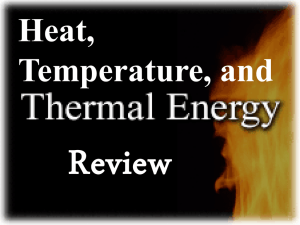 Thermal Energy - Physical Science