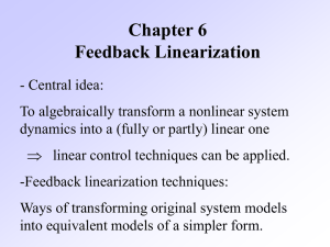 in linear systems