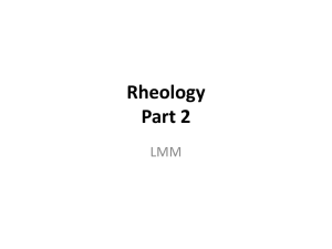 Rheology Part 2 - ssunanotraining.org