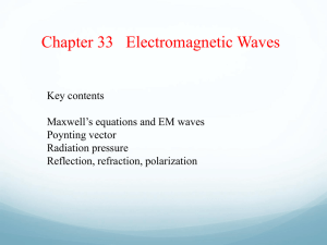 Ch 33 Electromagnetic Waves