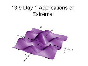 13.9 Applications of Extrema