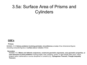 11.3: Surface Area of Prisms and Cylinders