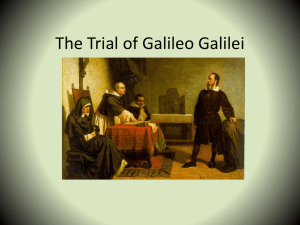 Galileo Trial: Powerpoint learning module.