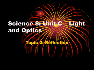 Science 8: Unit C – Light and Optics