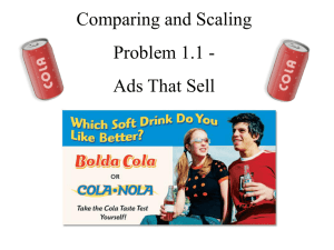 What percent of the people surveyed preferred Bolda Cola?