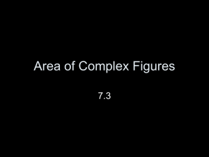Find the area of the complex figure. Round to the nearest tenth.
