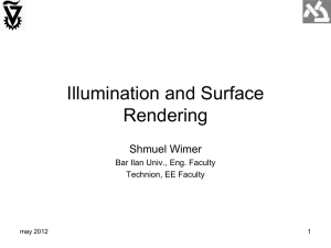 Illumination and Surface Rendering
