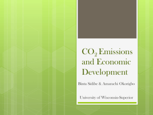 B. CO2 Emissions and Economic Development